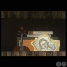 PAGANINI, 2008 - Óleo de HERNÁN MIRANDA